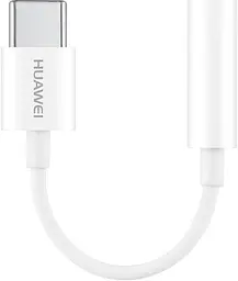 Перехідник Huawei type-c to 3.5 white original - мініатюра 3
