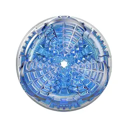 Мастурбатор Fleshlight Turbo Core Blue Ice, оральний секс (глибоке горло) - мініатюра 6