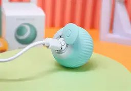 Іграшка для кішки USB smart м'яч-кулька PetGravity з хаотичним рухом та світловою панеллю - мініатюра 4