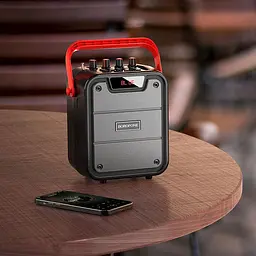 Портативна акустика Borofone BP7 Cool karaoke BT speaker 10W караоке з мікрофоном бездротова чорна - мініатюра 5