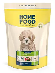 Корм для цуценят малих порід Home Food з ягням і рисом 0,7кг