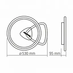 LED світильник функціональний Videx DECORA 52W VL-CLD-993-BSL - мініатюра 3
