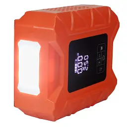 Автомобільний компресор Voin 4in1, 14.8V, 37.0Wh, 10000mAh, бустер, повербанк, ліхтар (VC-345CL) - мініатюра 2