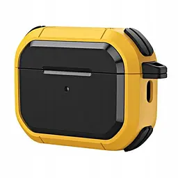 Футляр протиударний Black ed. для навушників Airpods Pro 3 Yellow - мініатюра 3