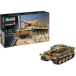 Збірна модель Revell Танк PzKpfw VI Tiger Ausf. H 180 деталей (RVL-03262) - мініатюра 2