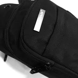 Чоловіча сумка тканинна Lanpad Чорна (LAN35001 black) - мініатюра 2