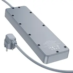 Мережевий фільтр Borofone BAC4A Lord 5 socket Black/Gray (1C3A) EU [118746] - мініатюра 6