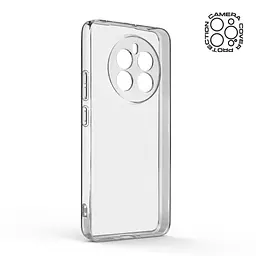 Прозрачный чехол для Realme 13 4G с защитой камеры, тонкий, силиконовый, бесцветный, ударопрочный, противоударный бампер с закрытой камерой, ArmorStandart (ARM80520) - мініатюра 2