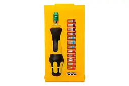 Викрутка з набором біт Mastertool (13 предметів) 40-0143 - мініатюра 2