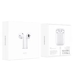 Бездротові навушники Borofone BW25 TWS Bluetooth 5.3, з мікрофоном, білі - мініатюра 5