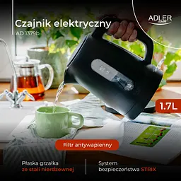 Електрочайник Adler AD 1379 Black - мініатюра 9