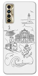TPU чохол Demsky Odesa spirit для TECNO Camon 17P
