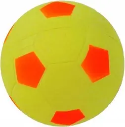 Іграшка для собак м'яч футбольний Happet, жовтий, 7.2 см, (Z756)