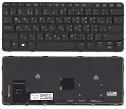 Клавіатура для ноутбука HP EliteBook 820 G1 з підсвічуванням (Light), з вказівником (Point Stick) Black - мініатюра 3