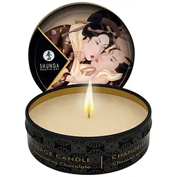 Масажна свічка Shunga Mini Massage Candle Intoxicating Chocolate з афродизіаками 30 мл