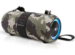 Портативная колонка REAL-EL RX733 24W Bluetooth TWS, RGB, Haki - мініатюра 1