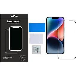 Захисне скло BeCover для Apple iPhone 15 Pro Max Black (710594) - мініатюра 2