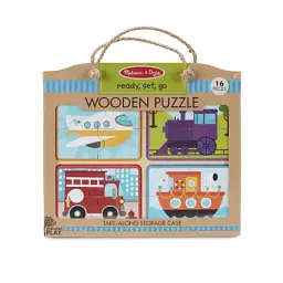 Пазл Melissa&Doug дерев'яні у футлярі "Транспортні засоби" (MD31361) - мініатюра 2