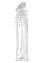 Насадка на пеніс Seven Creations Lid'L Extra Transparent, 17.8 см (прозорий)