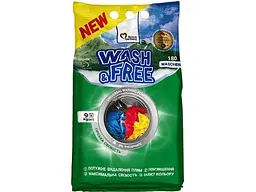Пральний порошок WASH & FREE 9 кг Універсал Гірська свіжість