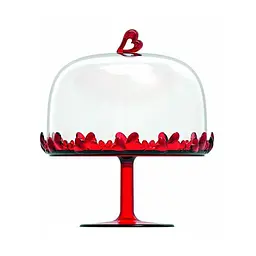 Підставка для кексу Guzzini Love Red червоний на ніжці 18 см (11550165)