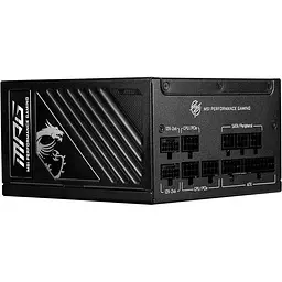 Блок живлення MSI MPG 850W PCIE5 ATX 3.1 80+ Gold (MPG A850GS PCIE5) - мініатюра 3