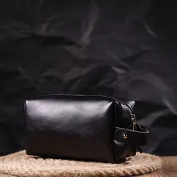 Чоловіча шкіряна косметичка GRANDE PELLE 18.5х10х9 см sum0020991 - мініатюра 7