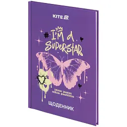 Щоденник шкільний Kite Superstar 170х238 мм фіолетовий (K25-262-2) - мініатюра 7
