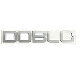 Емблема напис Doblo для Fiat (Хром) 219х37 мм (на скотчі) 51810416