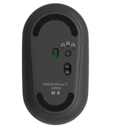 Миша бездротова Logitech Pebble Mouse 2 M350s, Tonal Graphite, Bluetooth / USB Logi Bolt, 400-4000 dpi, 3 кнопки, 1xAA, *Logi Bolt у комплекті не йде (910-007015) - мініатюра 3