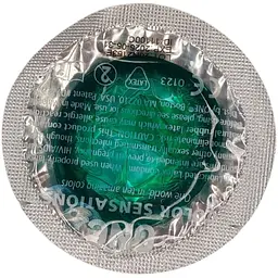 Презервативи One Flavor Waves шоколад та м'ята зелені 3 шт. (ROZ6400230335) - мініатюра 3