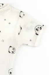 Детский песочник муслиновый Panda на кокосовых пуговицах - миниатюра 3