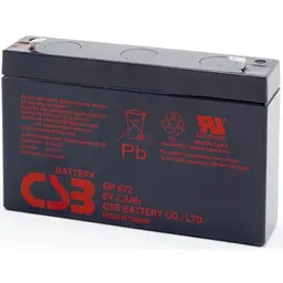 Акумулятор CSB GP672 AGM 6V 7,2Ah