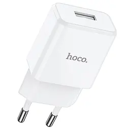 Мережевий зарядний пристрій Hoco N9 Especial 1USB White (742049) [76055] - мініатюра 2