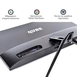Монітор 24.5" QUBE B25F100-IPS FHD IPS 100Hz (B25F100-IPS) - мініатюра 7