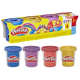 Набір маси для ліплення Play-Doh з ефектами 4 баночки (G1727_G1737)