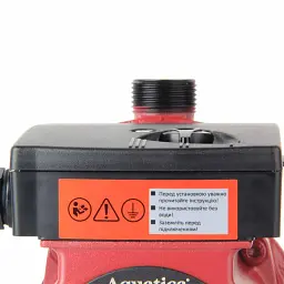 Насос для підвищення тиску 120Вт Hmax 9м Qmax 30л/хв Ø¾" 160мм + гайки Ø½" AQUATICA (774711) - мініатюра 3