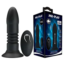 Анальна пробка - Mr.Play Remote Control Vibrating Anal Plug - мініатюра 1