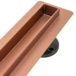 Душовий канал Rea Neo Slim Pro 80 см brushed copper REA-G0653 - мініатюра 5
