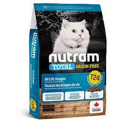 Корм холістик Nutram Total GF Salmon & Trout Cat 5.4 кг з лососем та фореллю для кішок всіх порід