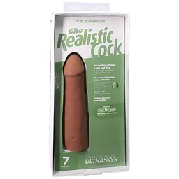 Фалоімітатор Doc Johnson The Realistic Cock ULTRASKYN 7 Inch, 17.1 см - мініатюра 9
