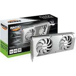 Відеокарта Inno3D GeForce RTX 5070 Twin X2 OC 12G White [N50702-12D7X-195064W] EU [135926]