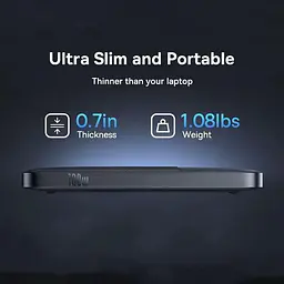 Baseus Blade 20000 mAh 100W Black павербанк для ноутбука, телефона, планшета - мініатюра 6