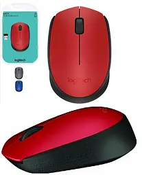 Миша бездротова Logitech M171 Red/Black USB (910-004641) - мініатюра 2