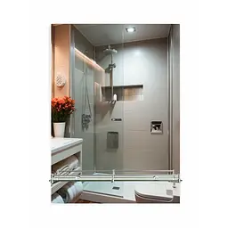 Дзеркало настінне Zerix Sansa MRZ05-600x850x105 прямокутне з полицею ZX5628