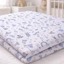 Підковдра MirSon Ranforce Elite Tiny Unicorn blue 110х140 см (2200012579206) - мініатюра 5