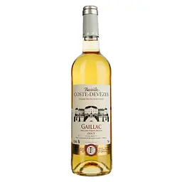 Вино Bastille Coste-Devezes Doux Gaillac AOP, белое, сладкое, 0,75 л