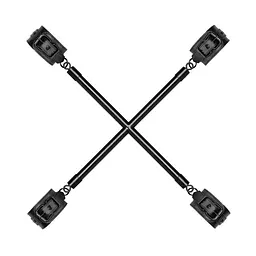 Крестовина Bedroom Fantasies Hog Tie Cross Bar With Cuffs