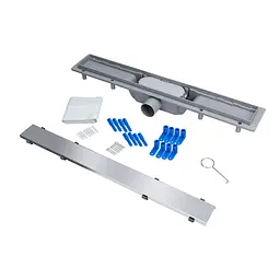 Душовий канал Qtap Dry Tile304-600 з сухим затвором під плитку 600 мм QTDRYTILE304600 - мініатюра 6