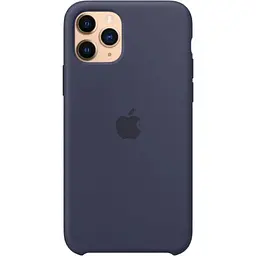 Оригінальний силіконовий чохол Apple Silicone Case для iPhone 11 Pro Max (6.5") Midnight Blue (MWYW2ZM/A)